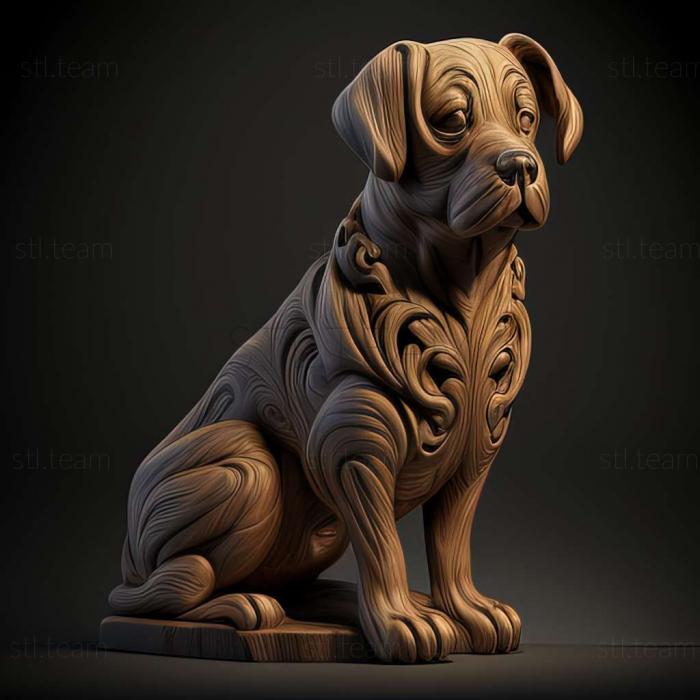 3D model Phunsan dog (STL)